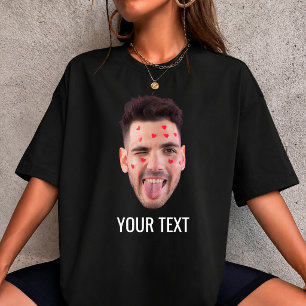 Benutzerdefiniertes lustiges Gesichtsfoto als Gesc T-Shirt