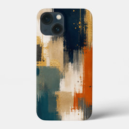 Benutzerdefiniertes Luxus-Gold-Navy-Abstraktes Mod Case-Mate iPhone Hülle