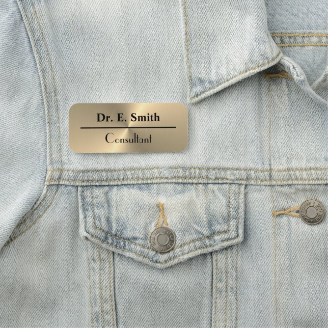 Benutzerdefiniertes Magnetfeldkennzeichen Namensschild (Beispiel)