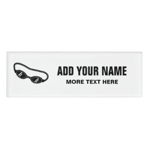 Benutzerdefiniertes magnetisches Namensschild für Namenschild