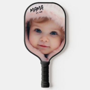 Benutzerdefiniertes Mama-Foto Pickleball Schläger