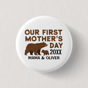 Benutzerdefiniertes Mama und Kind Button
