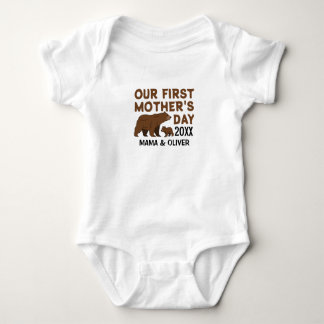Benutzerdefiniertes Mama-und-Kind-T-Shirt Baby Strampler