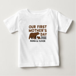 Benutzerdefiniertes Mama-und-Kind-T-Shirt Baby T-shirt