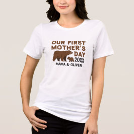 Benutzerdefiniertes Mama-und-Kind-T-Shirt Tri-Blend Shirt