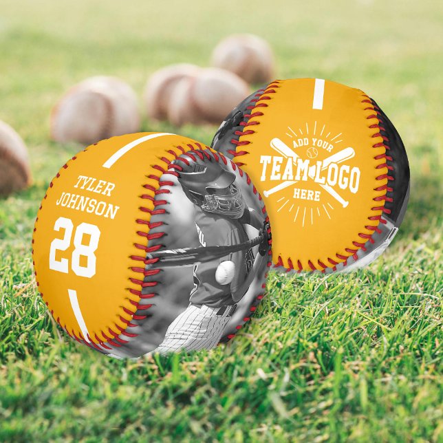 Benutzerdefiniertes Mannschaftslogo 2 Foto Gelb Baseball (Von Creator hochgeladen)