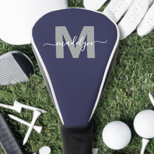 Benutzerdefiniertes Marineblau Anfangsbuchstabe Na Golf Headcover