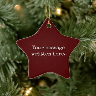 Benutzerdefiniertes Marinegeschenk für ihn Ihre Na Keramik Ornament