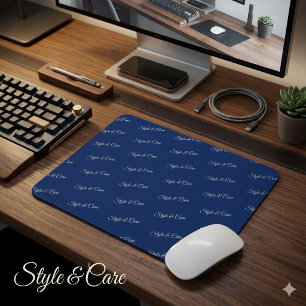 Benutzerdefiniertes Markenmuster Navy-Mauspad Büro Mousepad