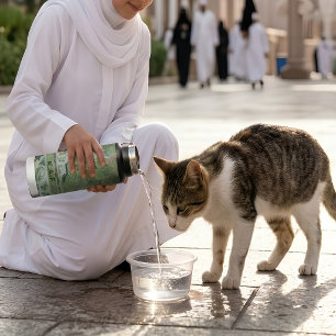 Benutzerdefiniertes Masjid Nabawi Madinah-Teppichm Trinkflasche