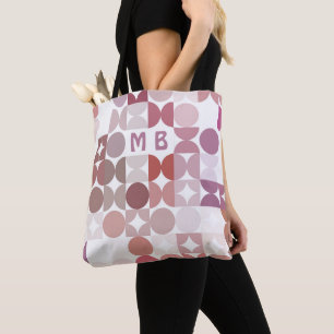 Benutzerdefiniertes Mauve Taupe Rouge Pink Retro K Tasche