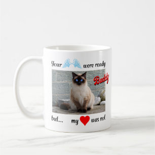 Benutzerdefiniertes Memorial Cat oder Hund Kaffeetasse