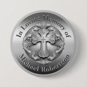 Benutzerdefiniertes Memorial mit Cross Button
