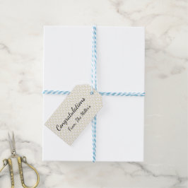 Benutzerdefiniertes Message-Star-Muster Geschenkanhänger