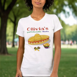 Benutzerdefiniertes mexikanisches Fiesta-Junggesel T-Shirt