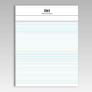 Benutzerdefiniertes Micro Extra Rulted Paper Notep Notizblock