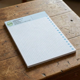 Benutzerdefiniertes Millimeterpapier-Logo-Notizblo Notizblock