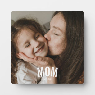 Benutzerdefiniertes Minimal Modernes Mama Etablier Fotoplatte