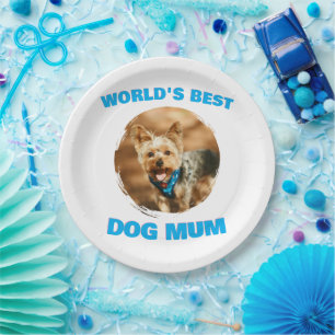 Benutzerdefiniertes Minimales Bestes Hund Katze Ma Pappteller