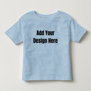Benutzerdefiniertes minimales Design Foto oder Tex Kleinkind T-shirt