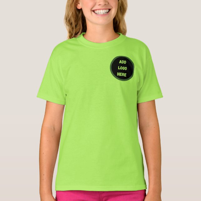Benutzerdefiniertes minimales Design Foto oder Tex T-Shirt (Vorderseite)