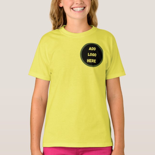 Benutzerdefiniertes minimales Design Foto oder Tex T-Shirt (Vorderseite)
