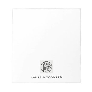 Benutzerdefiniertes minimalistisches Logo Notizbuc Notizblock