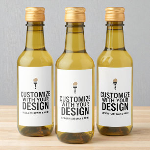 Benutzerdefiniertes minimalistisches personalisier weinetikett