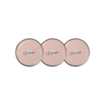 Benutzerdefiniertes Minimalistisches Rosa Golf Bal