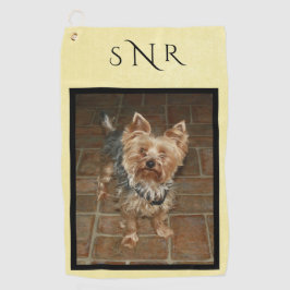 Benutzerdefiniertes Mit Monogramm Haustier oder Fo Golfhandtuch