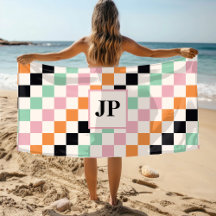 Benutzerdefiniertes Mit Monogramm Retro-Prüfbrett
