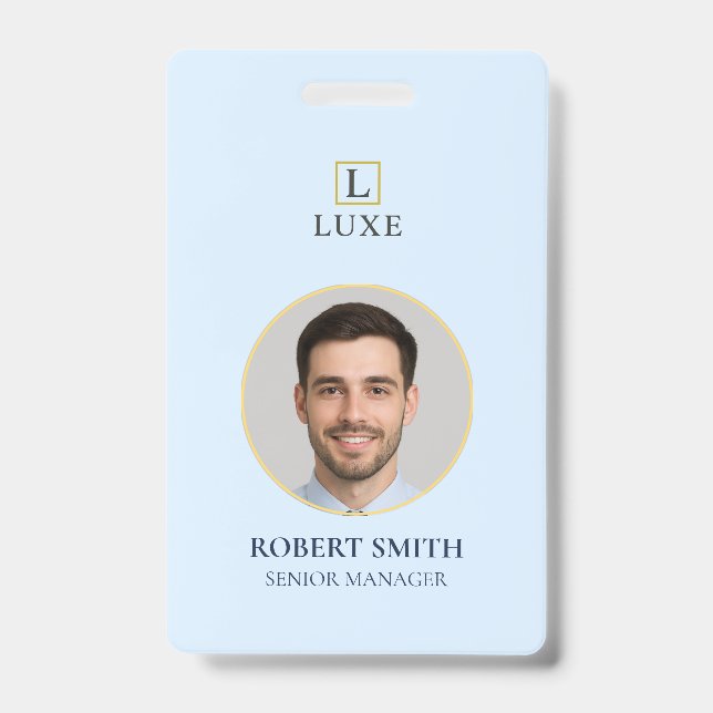 Benutzerdefiniertes Mitarbeiter-ID-Abzeichen mit F Ausweis (Front)