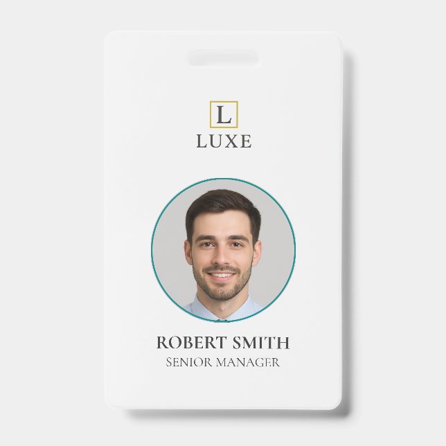 Benutzerdefiniertes Mitarbeiter-ID-Abzeichen mit F Ausweis (Front)