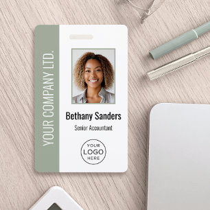 Benutzerdefiniertes Mitarbeiterfoto, Logo, Name Sa Ausweis