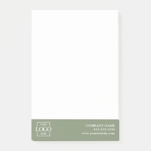 Benutzerdefiniertes modernes einfaches Geschäftslo Post-it Klebezettel