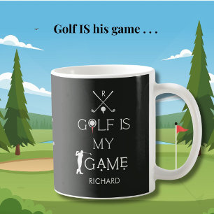 *Benutzerdefiniertes Modernes Golf ist mein Spiel Kaffeetasse