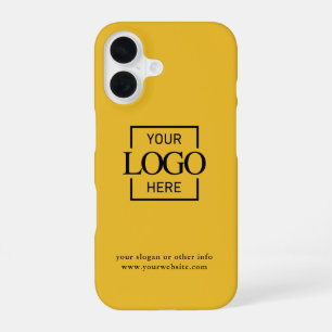 Benutzerdefiniertes modernes minimalistisches Logo iPhone 16 Hülle