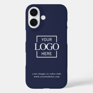 Benutzerdefiniertes modernes minimalistisches Logo iPhone 16 Hülle