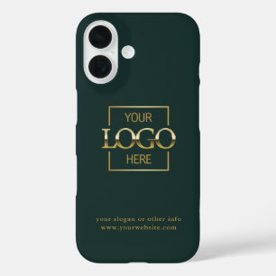 Benutzerdefiniertes modernes minimalistisches Logo iPhone 16 Hülle