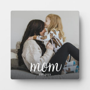 Benutzerdefiniertes Modernes Skriptfoto für Mama Fotoplatte