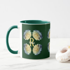 Benutzerdefiniertes Monogramm Anfangsbuchstabe Nam Tasse