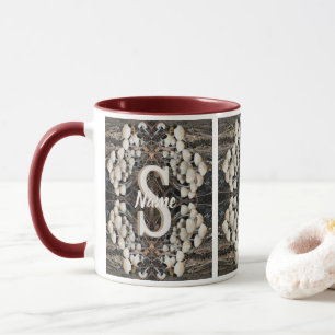 Benutzerdefiniertes Monogramm Anfangsbuchstabe Nam Tasse