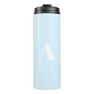 Benutzerdefiniertes Monogramm Anfangsbuchstaben bl Thermosbecher