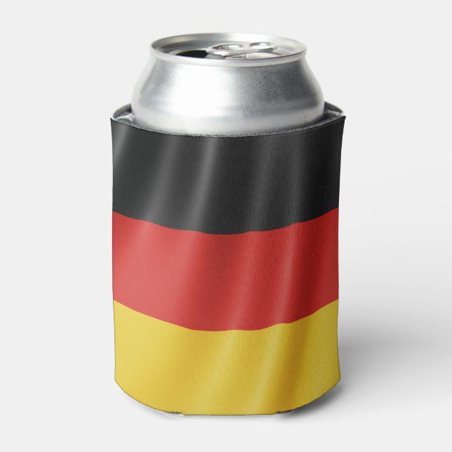 Benutzerdefiniertes Monogramm der deutschen Flagge Dosenkühler (Kanne Vorderseite)
