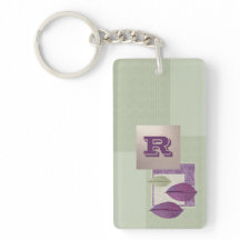Benutzerdefiniertes Monogramm Elegantes Leaf-Muste