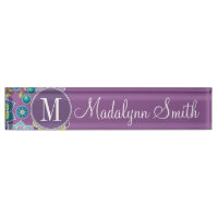 Benutzerdefiniertes Monogramm für Funky Colorful F