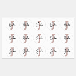 Benutzerdefiniertes Monogramm-Geschenk für Namen,  Etiketten
