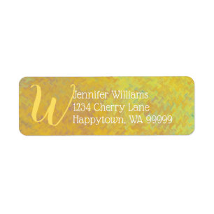 Benutzerdefiniertes Monogramm Golden Marmorierte K