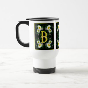Benutzerdefiniertes Monogramm Ihr Anfangsbuchstabe Reisebecher