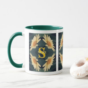 Benutzerdefiniertes Monogramm Ihr Anfangsbuchstabe Tasse